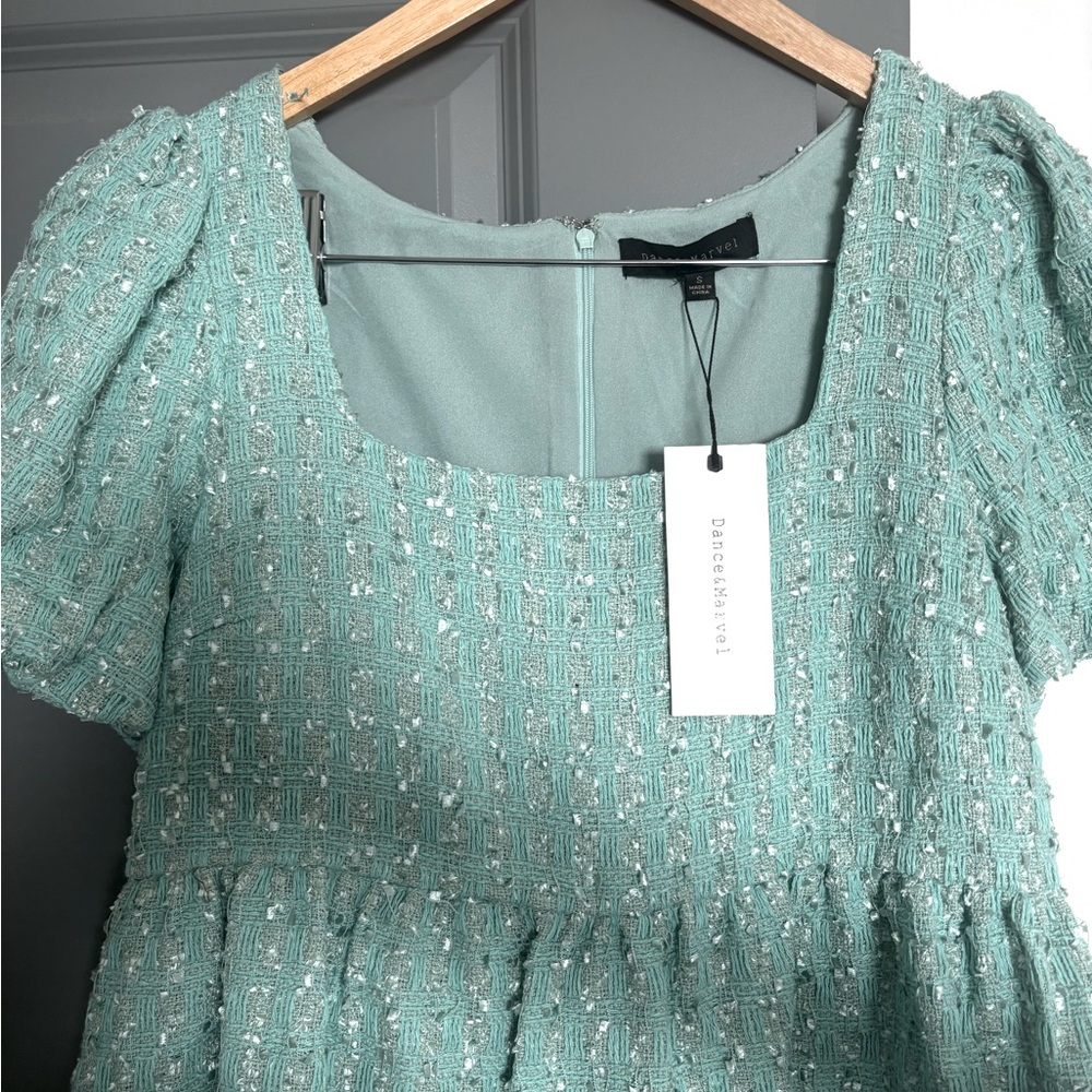 Dance & Marvel Teal Dress